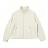 Chaqueta Coreana Nueva Estilo Otoño 2026 con Cuello Alto para Mujer, Corte Holgado, Adelgazante, Versátil, de Moda, Sencilla, Top Corto