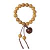 Rosario original de bodhi envejecido de 12 mm de sándalo que se puede abrir y cerrar para colocar credo incienso píldora pingan bellota paz pulsera