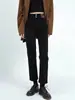 Jeans de mujer de tiro alto, nuevo modelo otoño 2026, pantalones pitillo ajustados elásticos negros para mujer