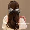 Simples Elegante Arco Cabeça Corda Meninas 2023 Novo Alto Sentido Faixa de Cabelo Fita Corda de Cabelo Horsetail Hair Band