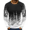 Sudadera Casual de Manga Larga con Estampado Camuflaje 3D para Hombre, Nueva Colección Europea y Americana Transfronteriza Primavera y Otoño, Directo de Fábrica