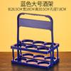 Cesta de Cerveza Portátil Estante para Vino Cesta de Plástico Estante Plegable para Vino Portátil Caja Portátil para Botellas 6 Botellas Xiliang