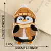 Parche bordado autoadhesivo original de la fábrica de origen, lindo parche de pingüino de dibujos animados, accesorio para ropa, parche de tela bordada para zapatos y sombreros