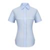 Camisa Verão Dp Pronta para Vestir Sem Passar Feminina Manga Curta Antirrugas Business Casual Roupa Business Casual Roupa Formal para Trabalho Camisa Branca