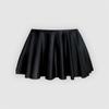 Maillot de Gimnasia Corto Brillante y Sedoso con Diseño que Cubre los Glúteos para Práctica de Ballet y Danza