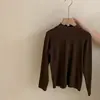 Colete Tricô Estilo Coreano para Meninas Camada Base Simples 2026 Outono Moda Infantil Versátil Bolsa Transversal Calça Comprida Conjunto de Três Peças