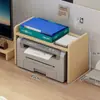 Prateleira de Armazenamento para Impressora Suporte de Mesa de Escritório Prateleira de Armazenamento de Arquivos Multicamadas Suporte de Base de Elevação