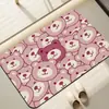 Alfombra de Puerta de Baño/Inodoro de Lujo Ligero Absorbente de Agua Tapizada de Barro Diatómico Alfombrilla Antideslizante para Suelo de Baño/Inodoro