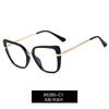 95280 Nuevo Vintage Comercio Exterior Marco de Arte Espejo Gafas Antiluz Azul Metal TR90 Marco Plano