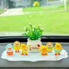 Adorno de Pato Amarillo para Coche, Modelo Nuevo para Decoración del Tablero del Coche, Decoración de Coche de Dibujos Animados Linda, Adorno Pequeño para el Coche, Pato Famoso de Internet