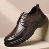 Zapatos de Cuero para Hombre Zapatos para Hombre de Suela Blanda Resistentes al Desgaste Formales de Negocios Zapatos Derby Boda Trabajo Trayecto Diario Zapatos para Hombre Dropshipping