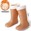 Botas de Chuva Femininas Antiderrapantes para Primavera e Verão, Botas Altas para Temporada Chuvosa, Botas de Trabalho Britânicas, Sapatos de Borracha da Moda, Sapatos Aquáticos Femininos 37, Botas de Água para Maré Alta