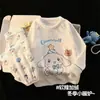 Ropa de Casa Coral para Niñas Bebé Nuevo Invierno Niños Niñas Franela Dibujos Animados Traje Espeso Pijama
