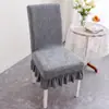 Funda de silla universal para cuatro estaciones para uso en el hogar, respaldo antideslizante todo en uno, funda de silla de comedor integrada, elástica y engrosada