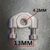 Olhal de cerâmica para corda de arco guia de arame magnético de dupla face 300 feixes de máquina de arame acessórios para banda de arco cerâmica 500 máquina de torção de alta velocidade