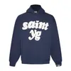 Sudadera con capucha de terciopelo Bpm con estampado de letras Broken Planet, holgada, casual, para hombre y mujer, moderna, otoño e invierno