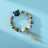 Pulseiras de Cerâmica Jingdezhen, Pulseiras de Viagem Frescas e Fofas com Tema de Gato, Joias Artesanais, Fonte de Abastecimento para Transmissões ao Vivo, Atacado de Fábrica