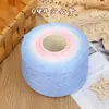 Fio de algodão mercerizado degradê em formato de bolo, fio de oito cabos tecelado à mão, multicolorido, não forma bolinhas, respirável para manta e xale