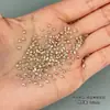 Joyería para Uñas Color Champagne Brillante Circonia Mini Pequeños Planos Fondo Diamante Mezclado Forma Especial Marquise Joyería de Diamante para Uñas Venta al por Mayor