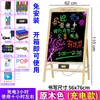 Quadro Negro Pequeno com LED para Publicidade e Exibição Quadro Fluorescente para Uso em Bancas e Lojas Quadro de Publicidade Eletrônico Manuscrito Apagável