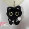 Nuevo colgante de peluche de gato negro, bonito bolso de bebé con forma de gato, regalo para pareja, regalo para estudiantes.