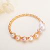 Suministro directo de fábrica pulsera de hilo de perla de agua dulce real pulsera sencilla para niñas joyería de autobús joyería de Zhuji al por mayor