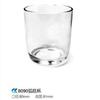 Vela de vidrio al por mayor Taza portavelas de aromaterapia Taza dormitorio DIY aromaterapia casera taza de vidrio vacía con tapa taza de fragancia