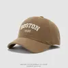 Serie Maillard Gorra de Béisbol para Bebé Carta Transfronteriza Sombrero Infantil de Boston Primavera y Otoño Exterior Cálido Gorra con Visera de Pato