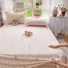 Sábana de algodón puro pieza única, funda de edredón 100% algodón, juego de tres piezas con fundas de almohada para cama de dormitorio de estudiante, diseño estampado