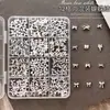 Joyería para decoración de uñas, mixta, Internet Celebrant, resina explosiva, fondo plano, forma especial, diamante, mini, tamaño pequeño, acrílico, accesorios para decoración de uñas con diamantes