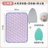 Pad Aislante Térmico Colgante con Círculos Rosa Claro, Pad para Planchar Resistente a Altas Temperaturas, Tabla de Planchar Impermeable Antideslizante Engrosada de Seis Capas, Antiescarchas