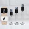 Em estoque frasco spray transparente 2ml/3ml/5ml frasco de perfume frasco de vidro para amostra cosmética