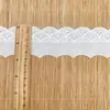 Fabricante de Renda para Bordado com Linha de Algodão Solúvel em Água, Tecido de Algodão Penteado para Roupas Infantis Saias, Renda para Decoração de Casa