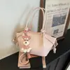 Bolsa Transversal de Ombro Único Estilo Coreano Transfronteiriça, Bolsa de Mão Estilosa e Simples, Bolsa de Grande Capacidade para o Dia a Dia
