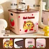 Caixa de Armazenamento de Mesa Lanches Brinquedos Cesta Organizadora Guarda-Roupa Dopamina Sala de Estar Casa Desenho Animado Fofo Caixa de Armazenamento de Diversos