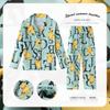 Pijama para Niña Primavera y Otoño Manga Larga Traje Infantil Niña Dibujos Animados Princesa Delgado Ropa de Casa 2025 Nuevo Ropa Exterior