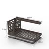 Cesta Escurridora de Cocina Transfronteriza para el Hogar, Esponja Sonriente, Estante Escurridor Multifunción, Nuevo Estante de Almacenamiento de Trapos de Acero al Carbono de Múltiples Capas