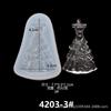 Espelho de Vestido de Casamento Cristal Cola Molde de Silicone Fondant Vestido de Princesa Cola Diyab Cola UV Molde