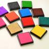Suministro de 4x 4cm almohadilla de tinta, decoración de diario de cuenta manual álbum de fotos y mesa de impresión pequeña linda para colorear (foto)