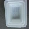 Cesta Plástica Retangular para Armazenamento Atacado com Furos Finos para Lavar Legumes e Organizar Mercadorias