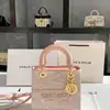 Bolso Original Nuevo Chinoiserie Bordado Pesado Princesa Diana para Mujer Primavera 2025 Nuevo Bolso de Mano para Viajes con Buen Aspecto