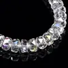 Cuentas de sandía bañadas en vidrio, cuentas de rueda de cristal, accesorios hechos a mano para DIY, materiales para pulseras, collares y joyería con cuentas