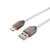 Cable de datos de silicona TPE de carga rápida suave anti-rotura es adecuado para Apple Huawei Tipo-c cable de carga de alta elasticidad