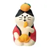 Tienda de comestibles estilo japonés zakka lindos stickers para refrigerador serie Accesorios para fotos estilo japonés resina en miniatura regalo gato pequeños adornos