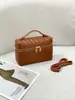 Bolso con Hebilla Dorada Transfronterizo, Bolso Tejido a Mano de Cuero Genuino, Bolso Retro Tejido tipo Lonchera, Bolso de Mano, Bolso Cruzado, Estilo Versátil