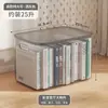 Caixa de armazenamento transparente simples feita de material PP, grande capacidade, para bancada da cozinha, uso doméstico, com alça e tampa