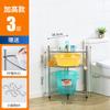Estante de almacenamiento de lavabo de acero inoxidable, estante triangular para baño y cocina, estante de suelo multicapa para inodoro