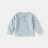 Ropa Infantil 2026 Otoño/Invierno Nuevas Llegadas Niños Ropa Interior Gruesa Camiseta de Manga Larga Comercio Exterior Europeo y Americano Top para Bebé Tendencia