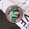 Duoku pegatinas redondas de tela insignia de tela bordada accesorios de ropa insignia de gorra parche adhesivo trasero suministro transfronterizo bordado Zhang Zi