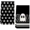 Popular Paño de Cocina de Halloween de Temu con Diseños de Calabaza y Fantasma, Paño de Cocina con Ambiente Festivo de Halloween Estilo Americano